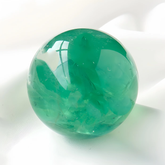Purify|Green fluorite Energy Crystal Sphere - Auratract